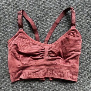 Kindred Bravely Sublime Hands-Free Pumping & Nursing Bra | Burgundy Plum M